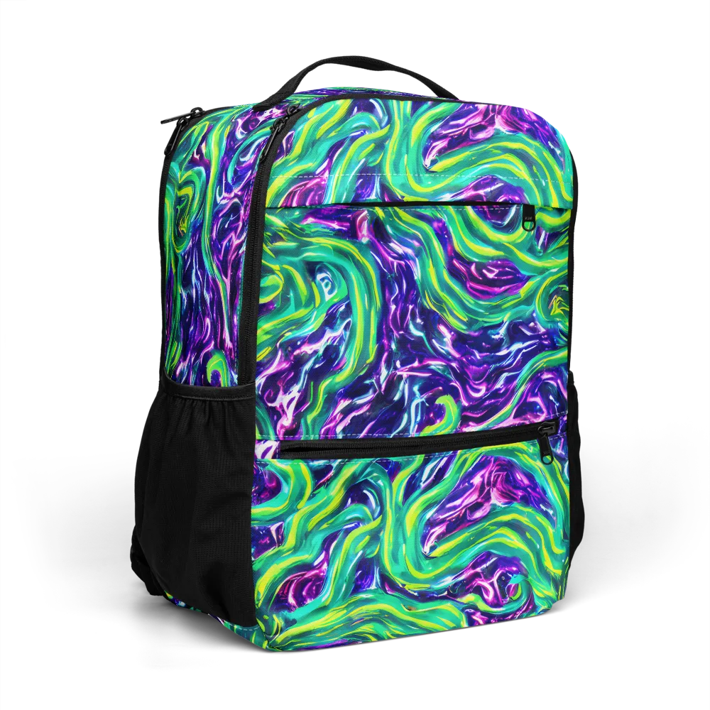 Cosmic Spill on Utility Backpack — Right Front