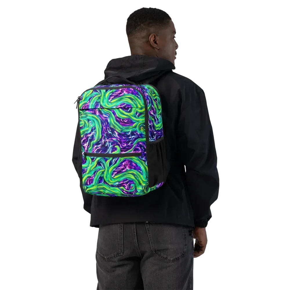Cosmic Spill on Utility Backpack — Back