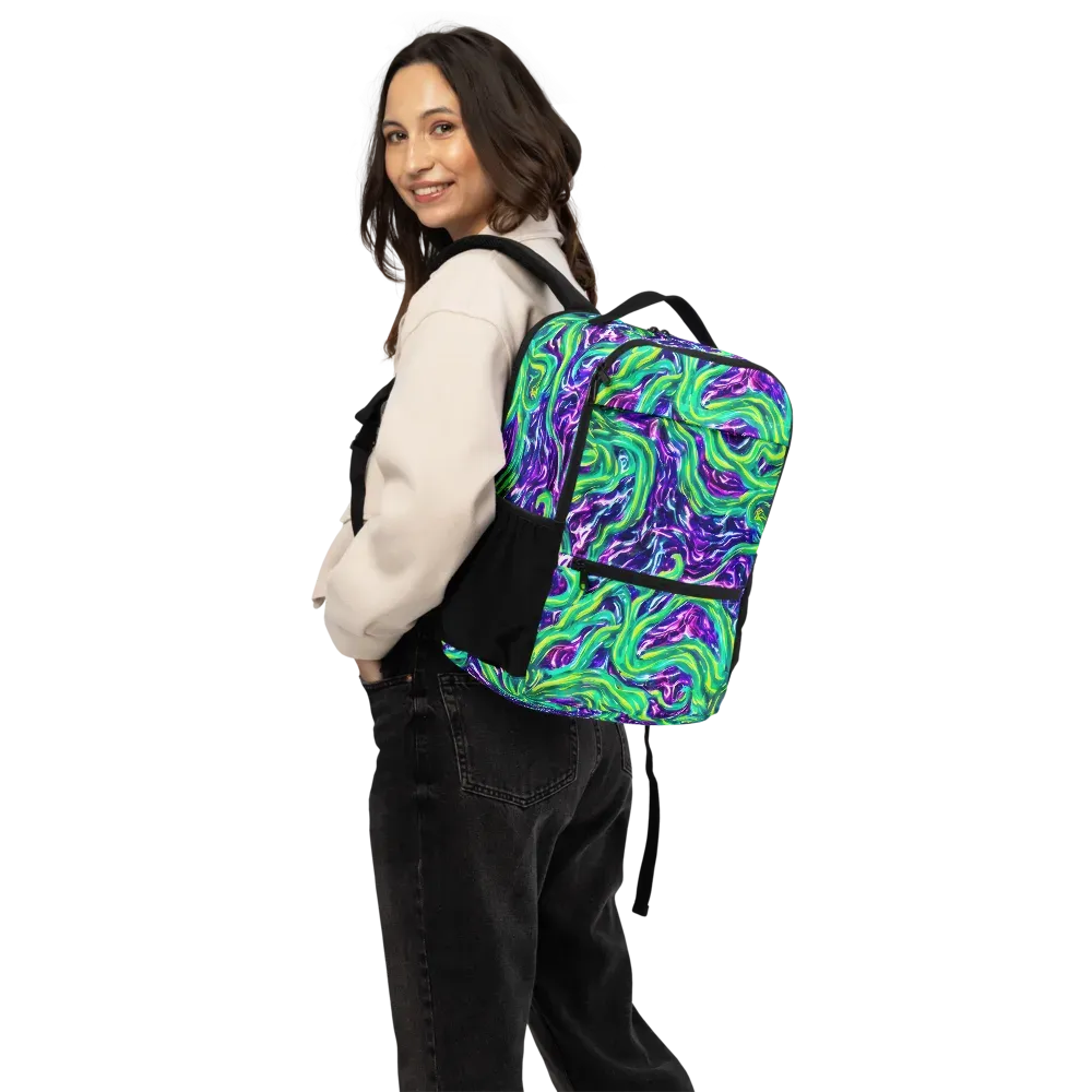 Cosmic Spill on Utility Backpack — Back