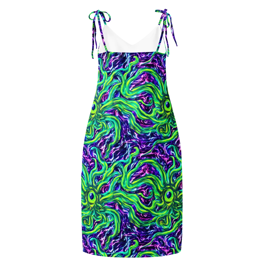 Cosmic Spill on Slip Dress — Back