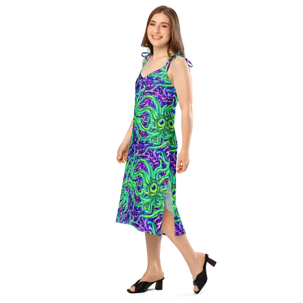 Cosmic Spill on Slip Dress — Left Front