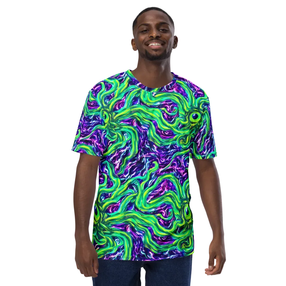 Cosmic Spill on Men's Crew Neck T-Shirt — Front