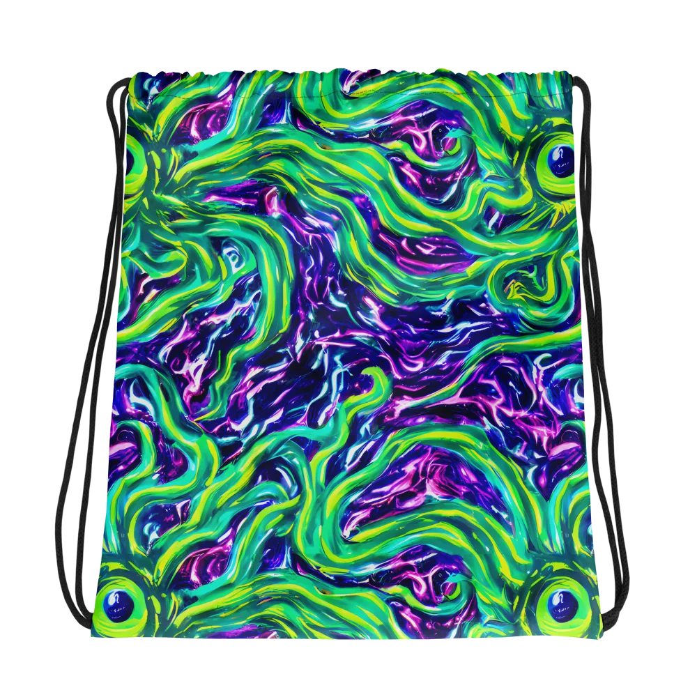 Cosmic Spill on Drawstring Bag — Photo