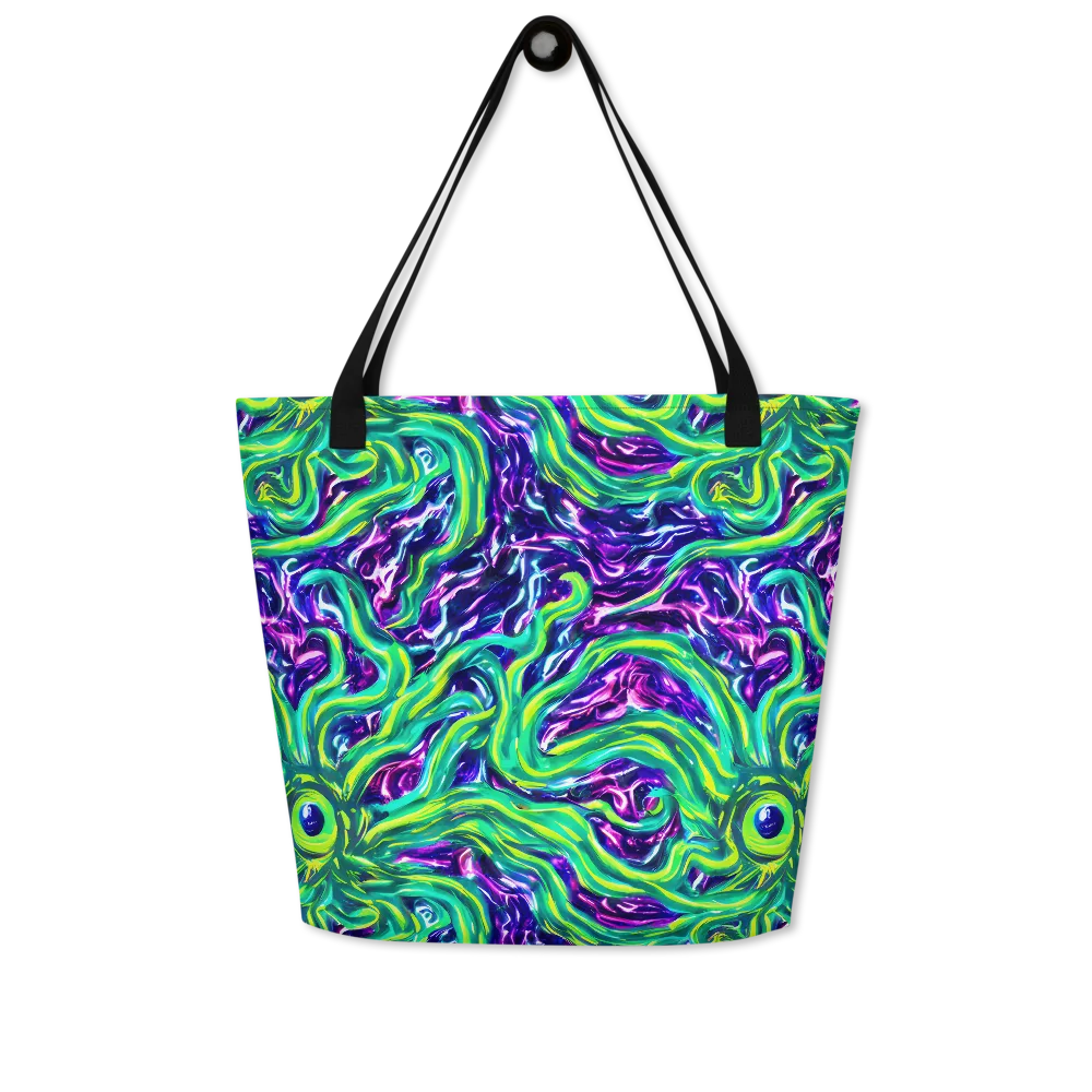 Cosmic Spill on Large Tote Bag W/ Pocket — Front