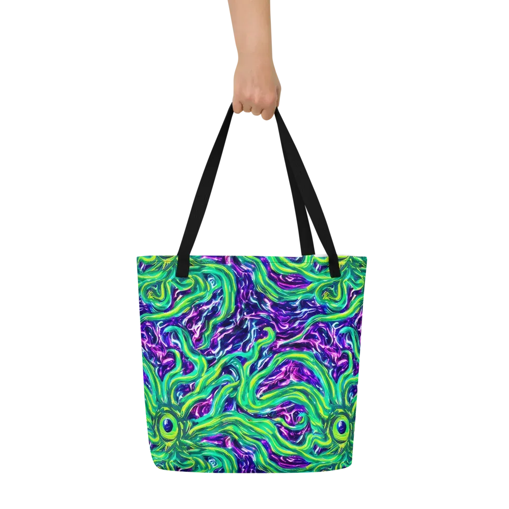Cosmic Spill on Large Tote Bag W/ Pocket — Front