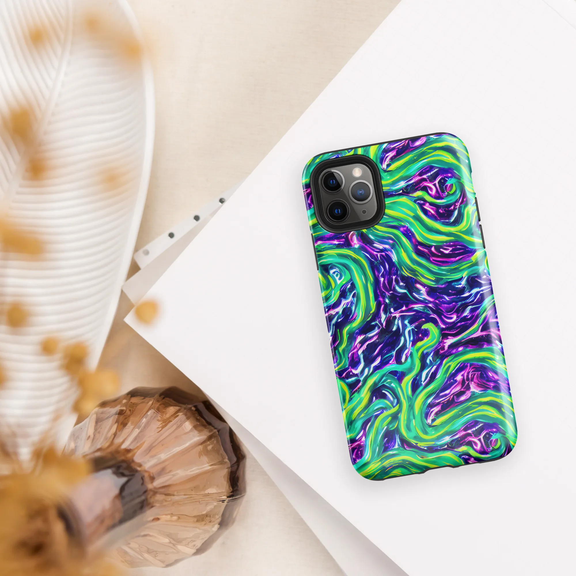 Cosmic Spill on Tough Case for iPhone® — Front