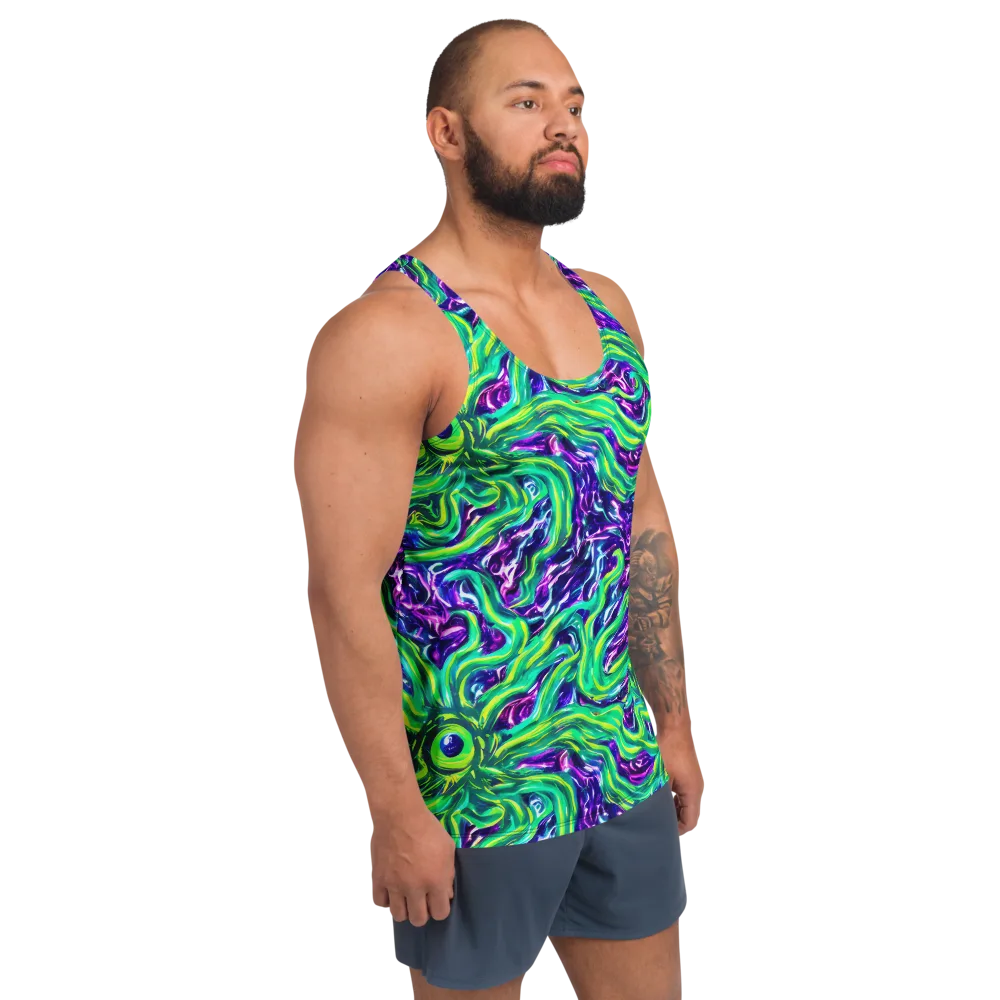 Cosmic Spill on Men's Tank Top — Right Front