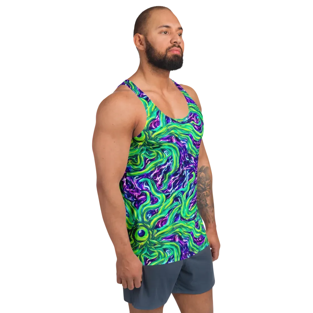 Cosmic Spill on Men's Tank Top — Right Front