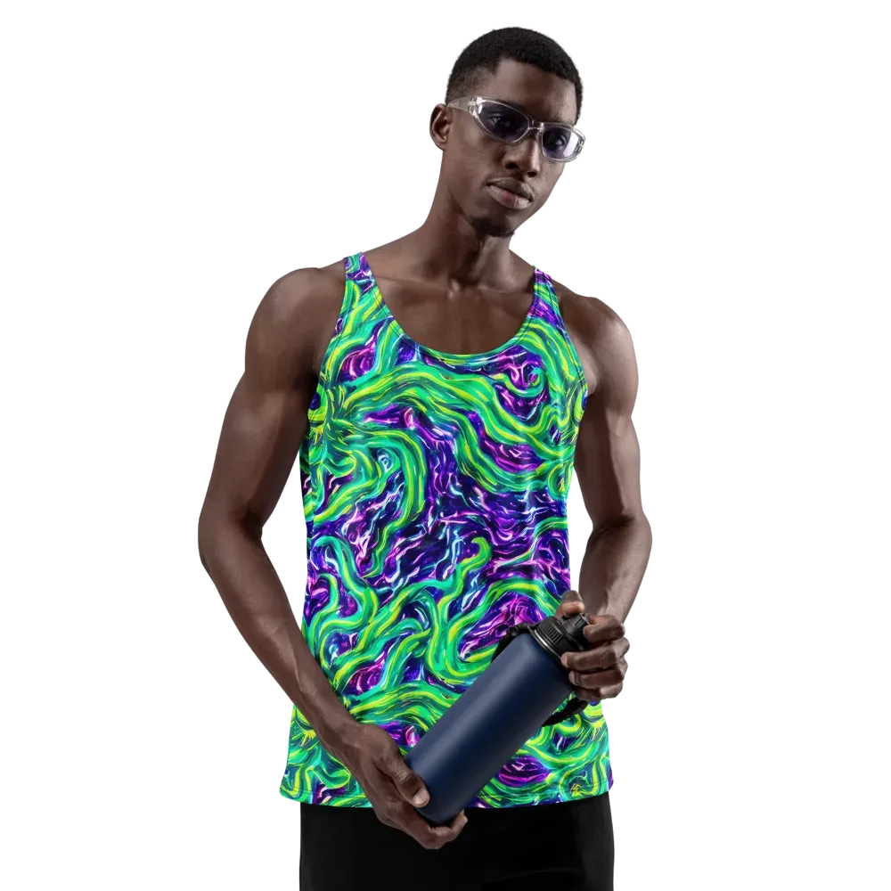 Cosmic Spill on Men's Tank Top — Front