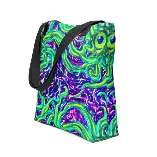 Cosmic Spill on a Tote Bag