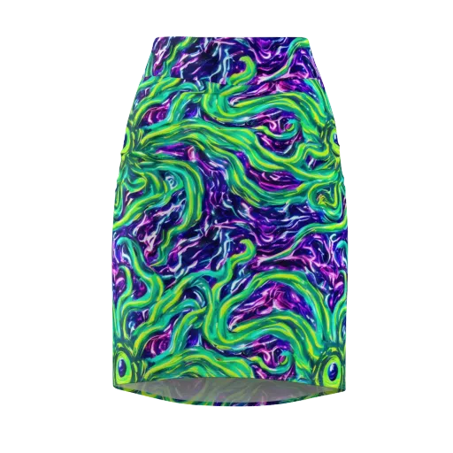 Cosmic Spill on a Pencil Skirt
