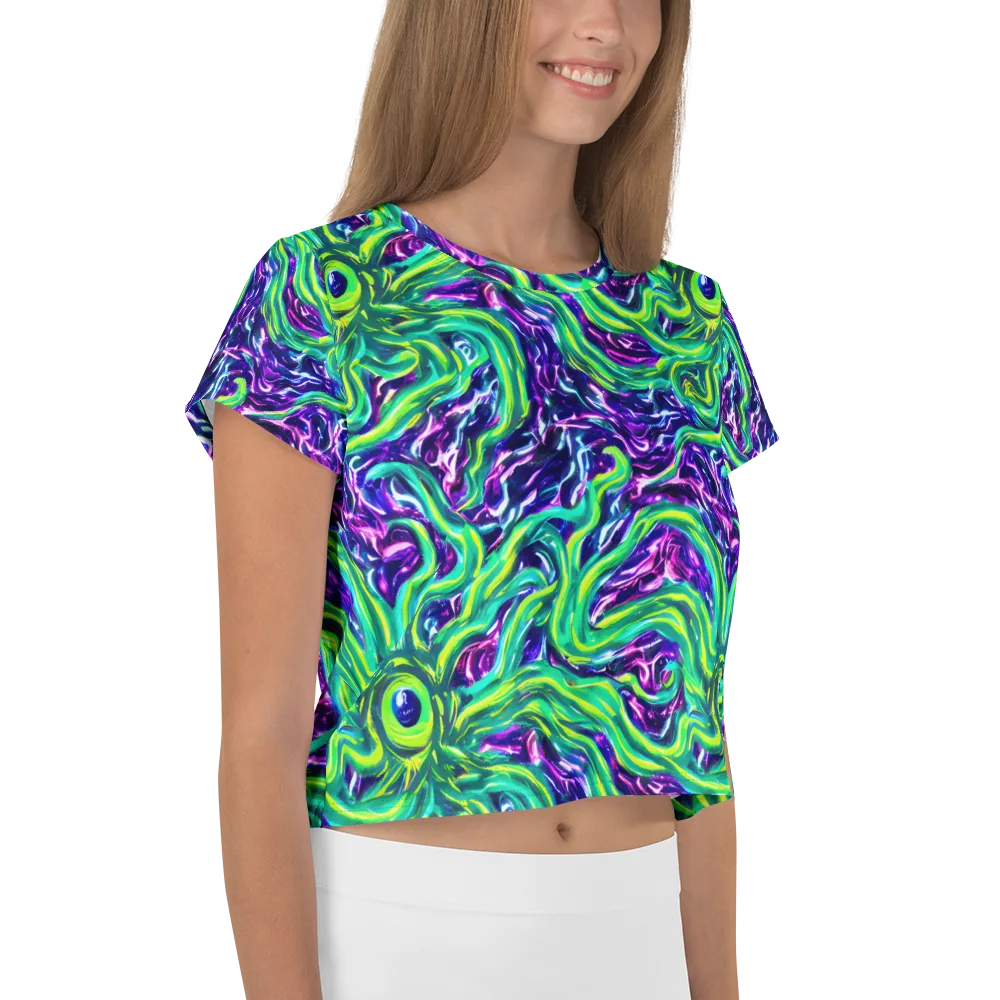 Cosmic Spill on Crop Tee — Right