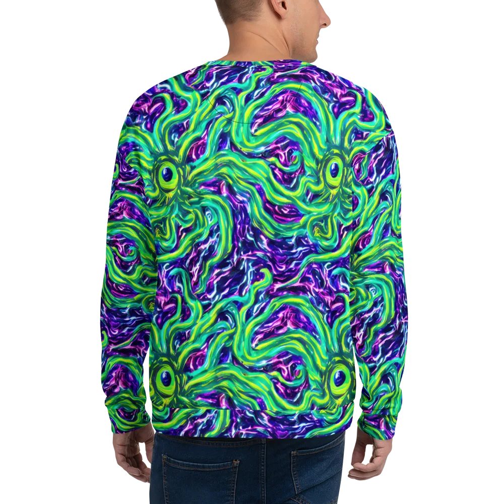 Cosmic Spill on Sweatshirt — Back