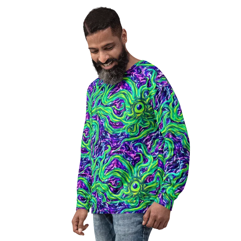 Cosmic Spill on Sweatshirt — Left Front