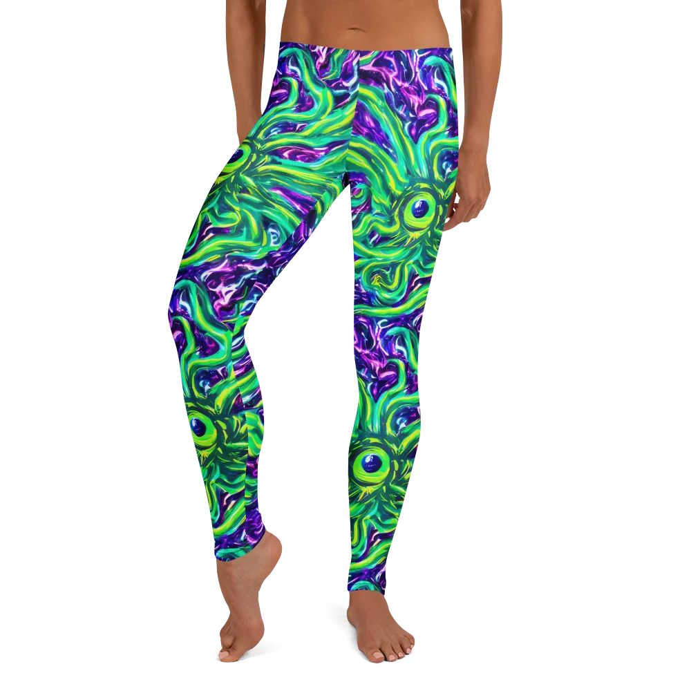 Cosmic Spill on Leggings — Front