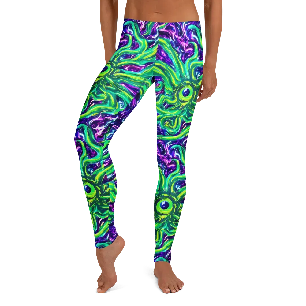 Cosmic Spill on Leggings — Front