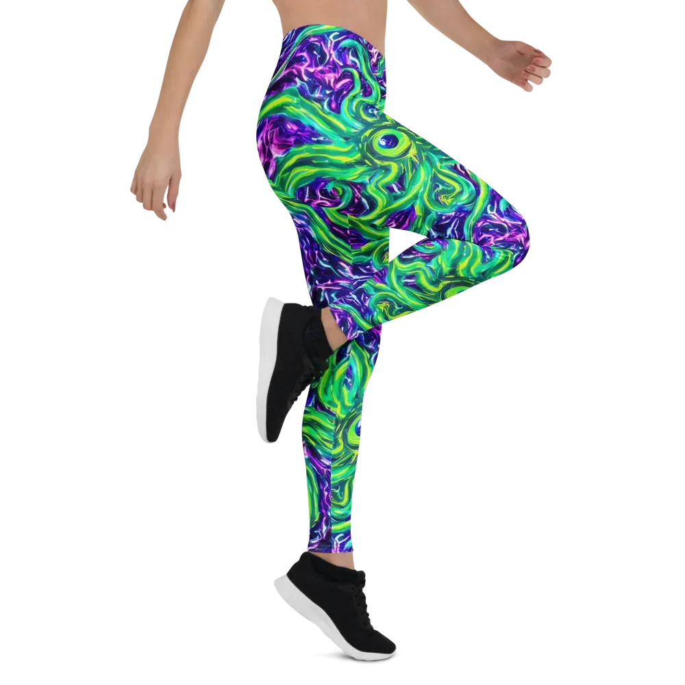 Cosmic Spill on Leggings — Right