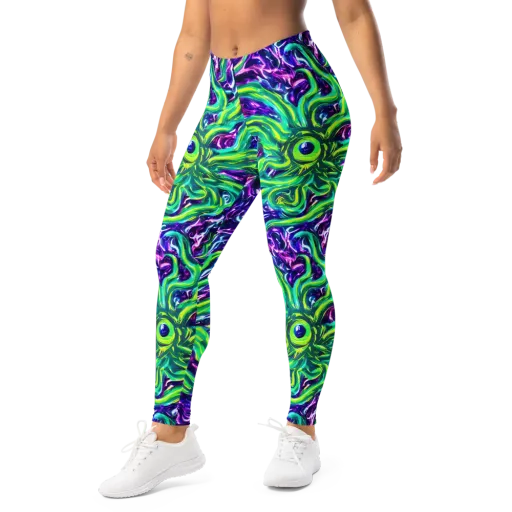Cosmic Spill on a Leggings