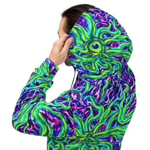 Cosmic Spill on a Hoodie