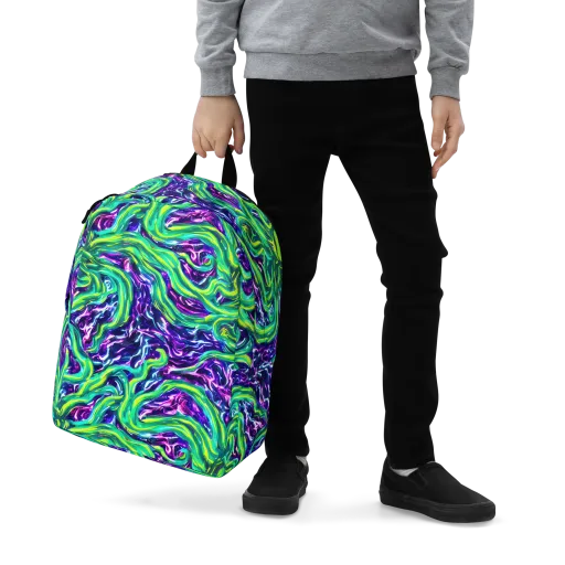 Cosmic Spill on a Minimalist Backpack