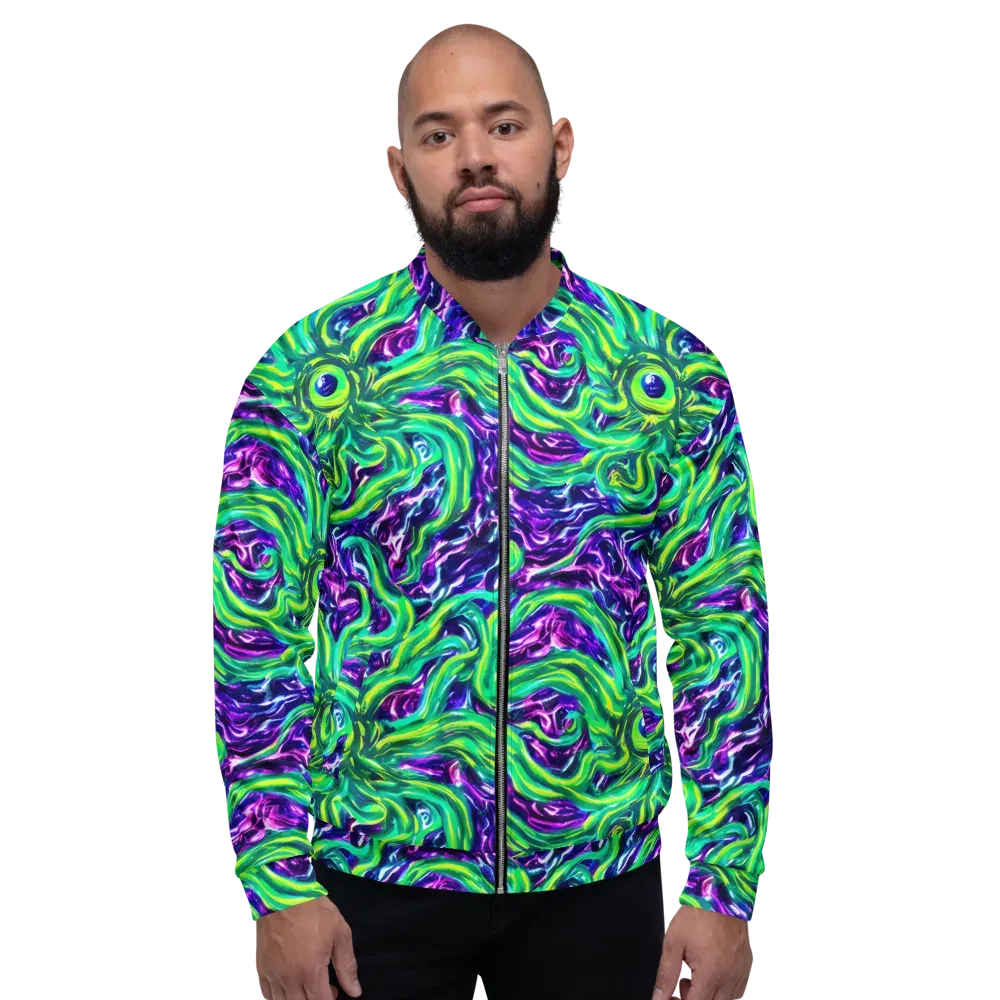 Cosmic Spill on Bomber Jacket — Front