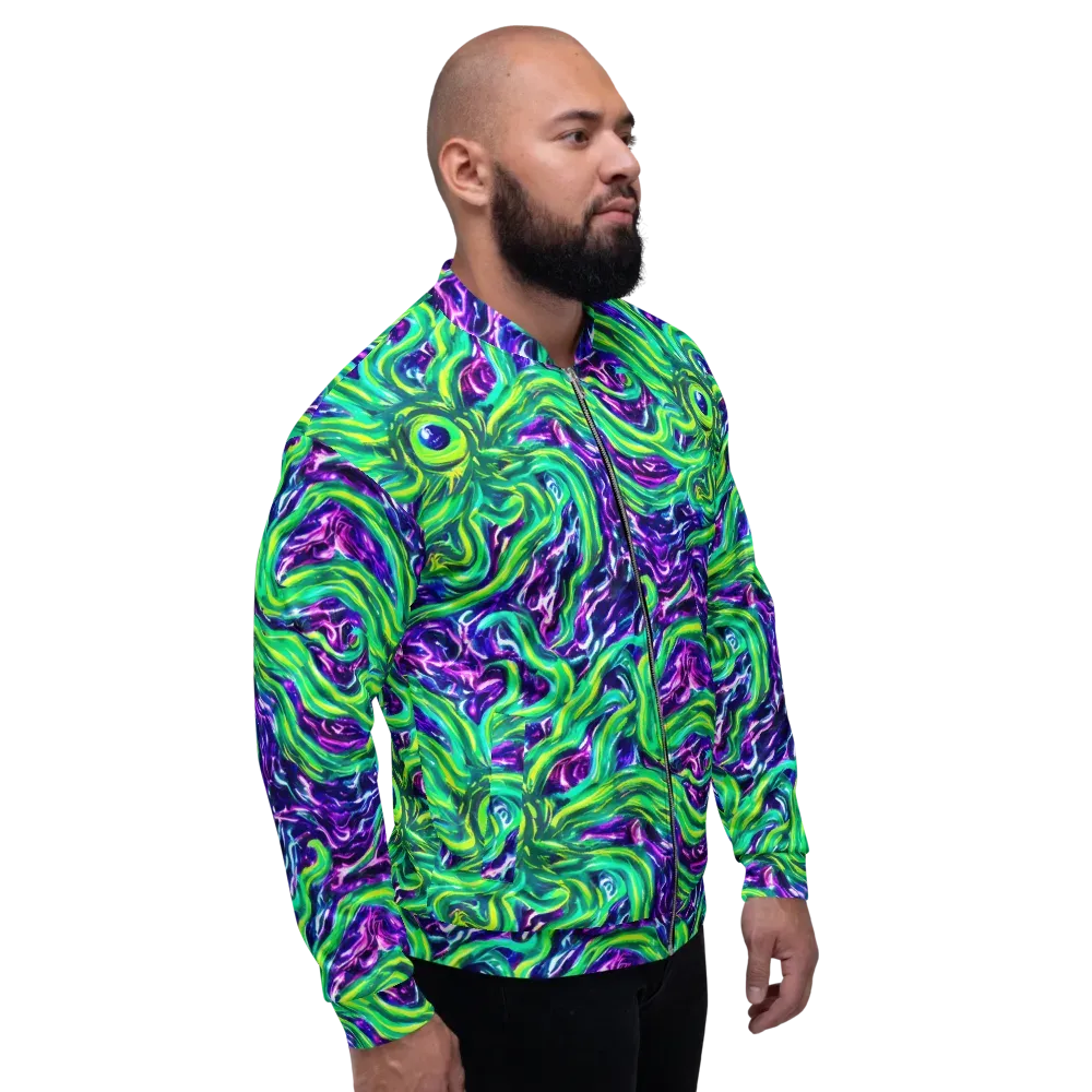 Cosmic Spill on Bomber Jacket — Right