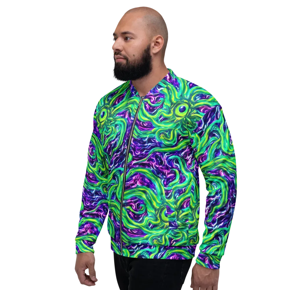 Cosmic Spill on Bomber Jacket — Left