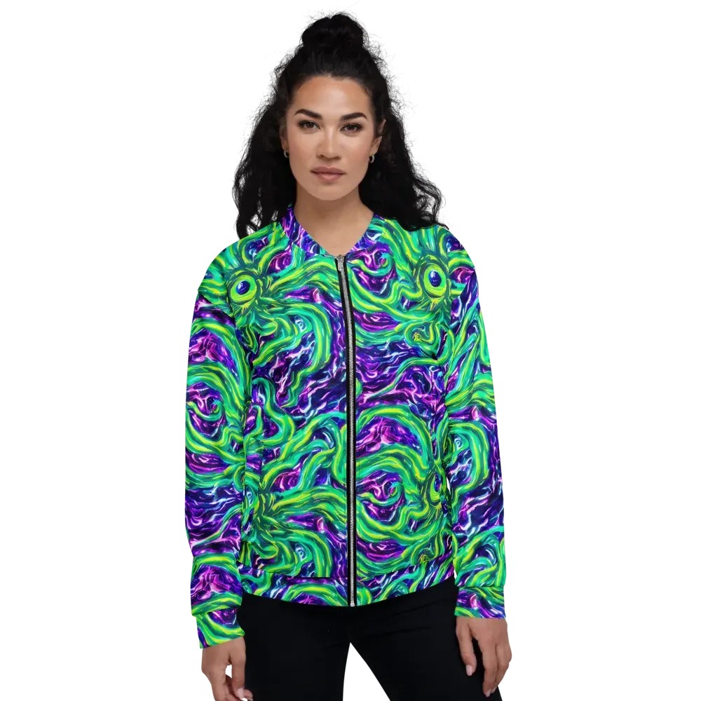 Cosmic Spill on Bomber Jacket — Front