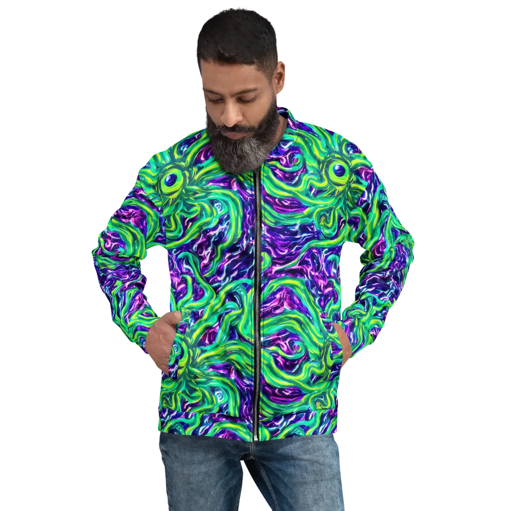 Cosmic Spill on Bomber Jacket — Front