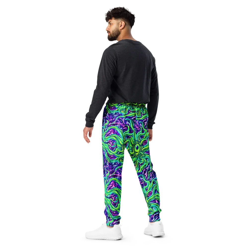 Cosmic Spill on Men's Joggers — Back