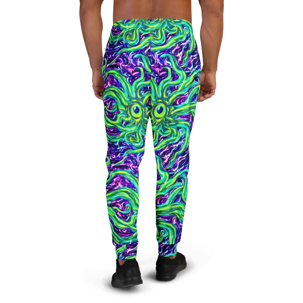 Cosmic Spill on Men's Joggers — Back