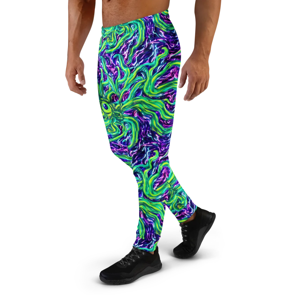 Cosmic Spill on Men's Joggers — Left