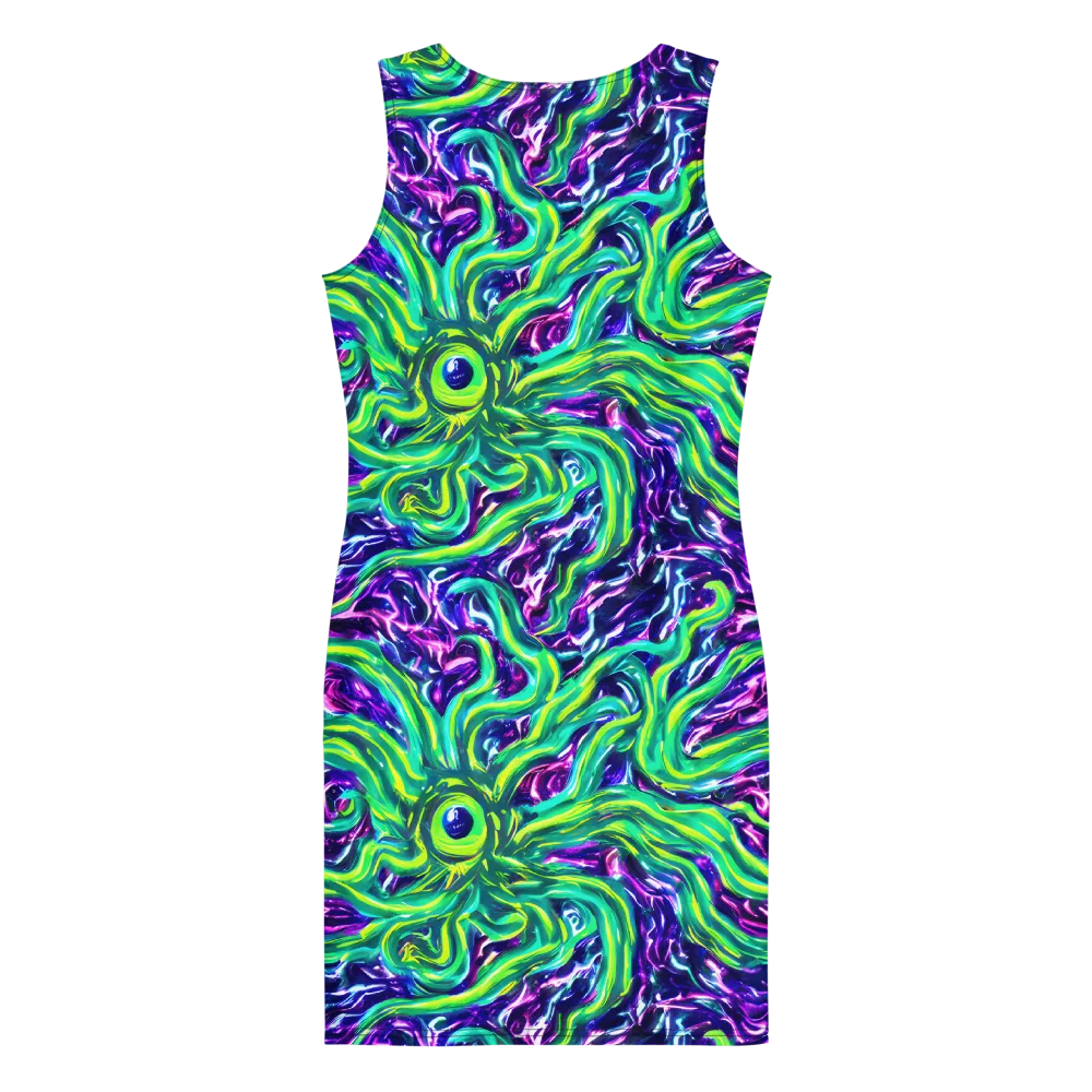Cosmic Spill on Bodycon Dress — Back