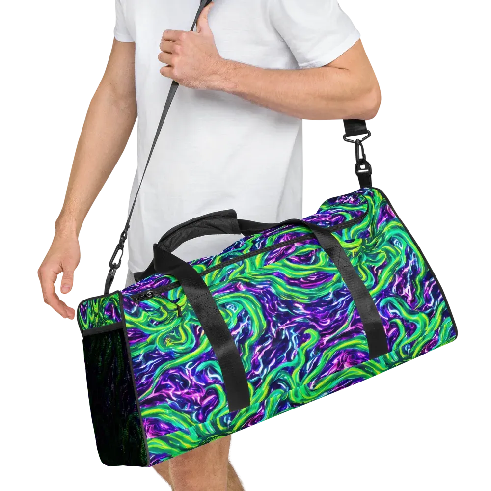 Cosmic Spill on Duffle Bag — Right Front