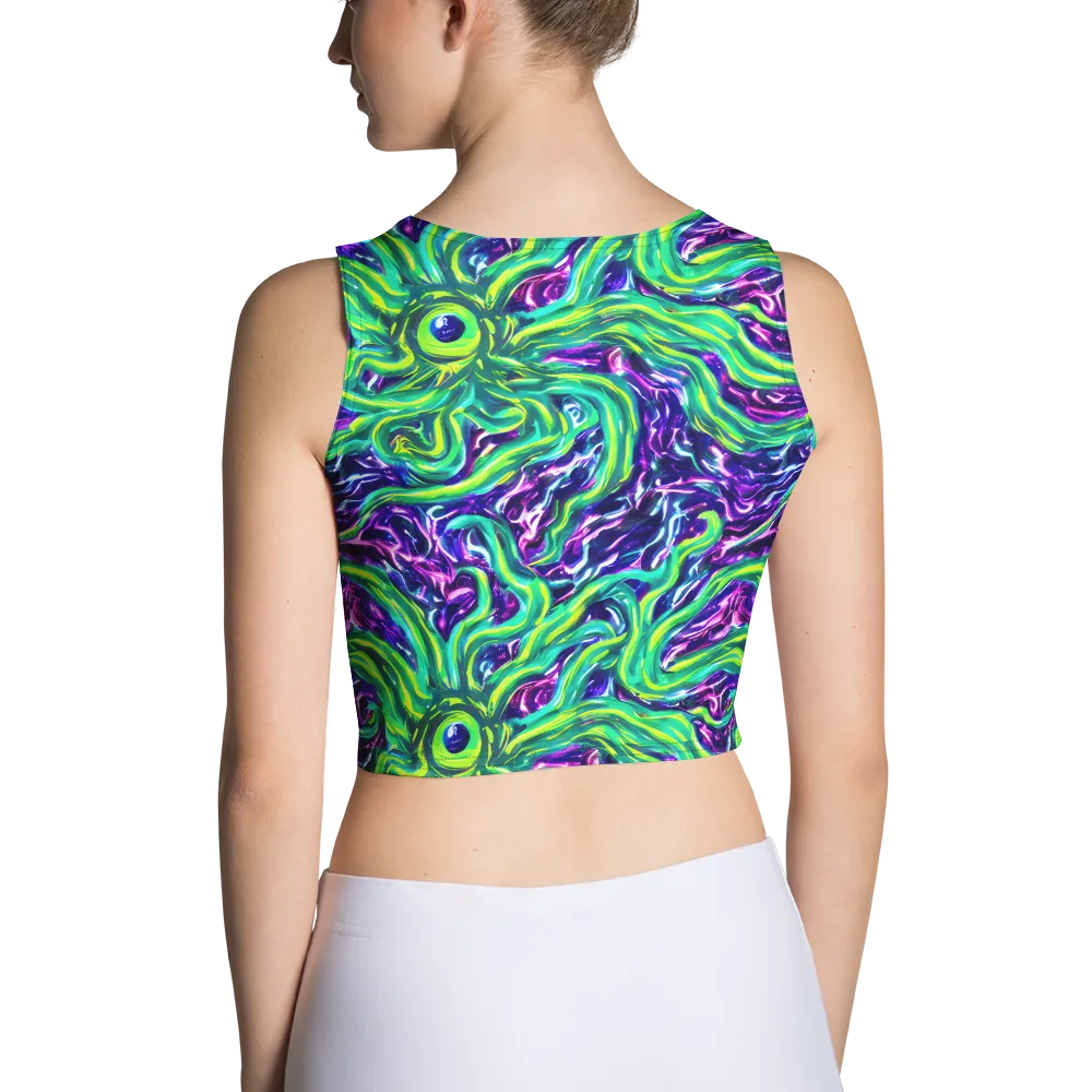 Cosmic Spill on Crop Top — Back