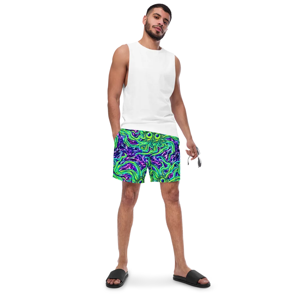 Cosmic Spill on Swim Trunks — Front