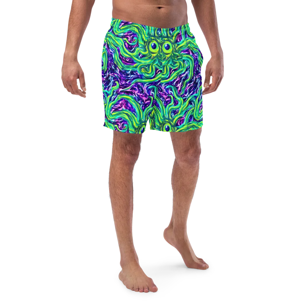 Cosmic Spill on Swim Trunks — Front
