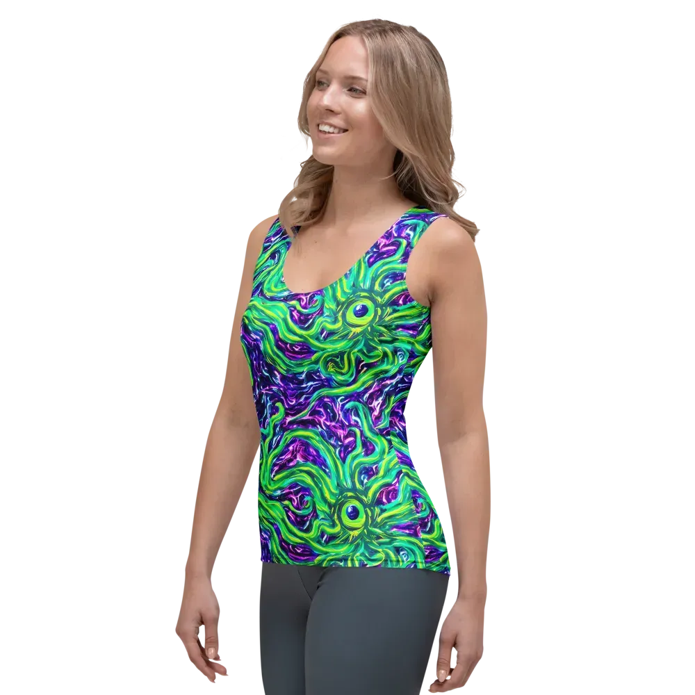 Cosmic Spill on Women's Tank Top — Left Front