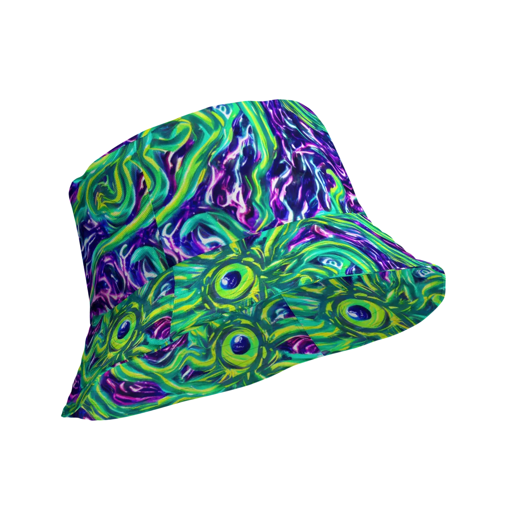 Cosmic Spill on Reversible Bucket Hat — Product details Outside