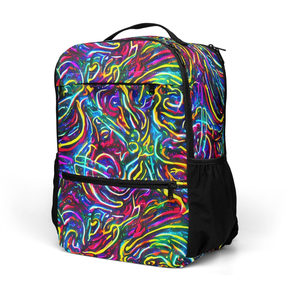 Prismatic Torrent on Utility Backpack — Left Front