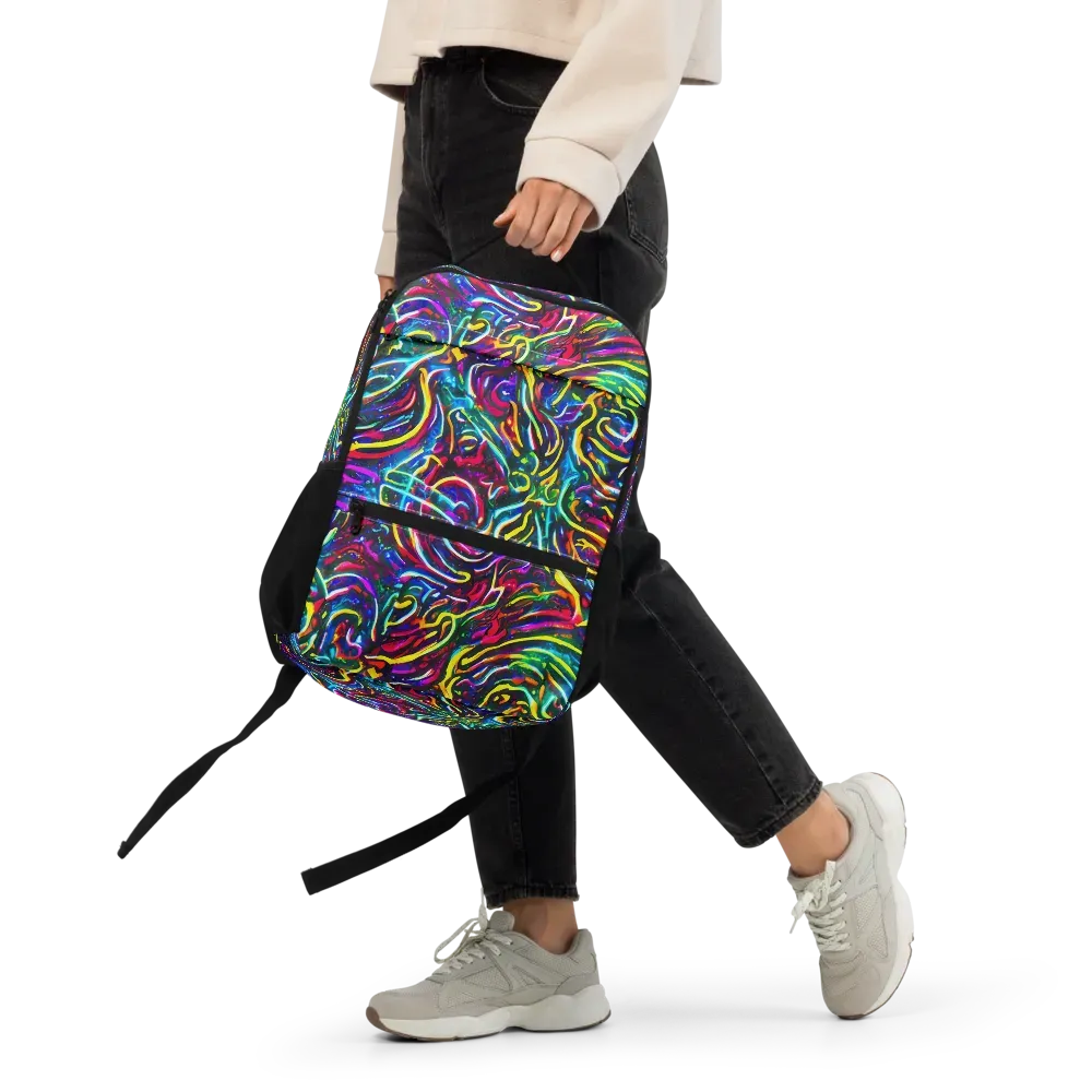 Prismatic Torrent on Utility Backpack — Front