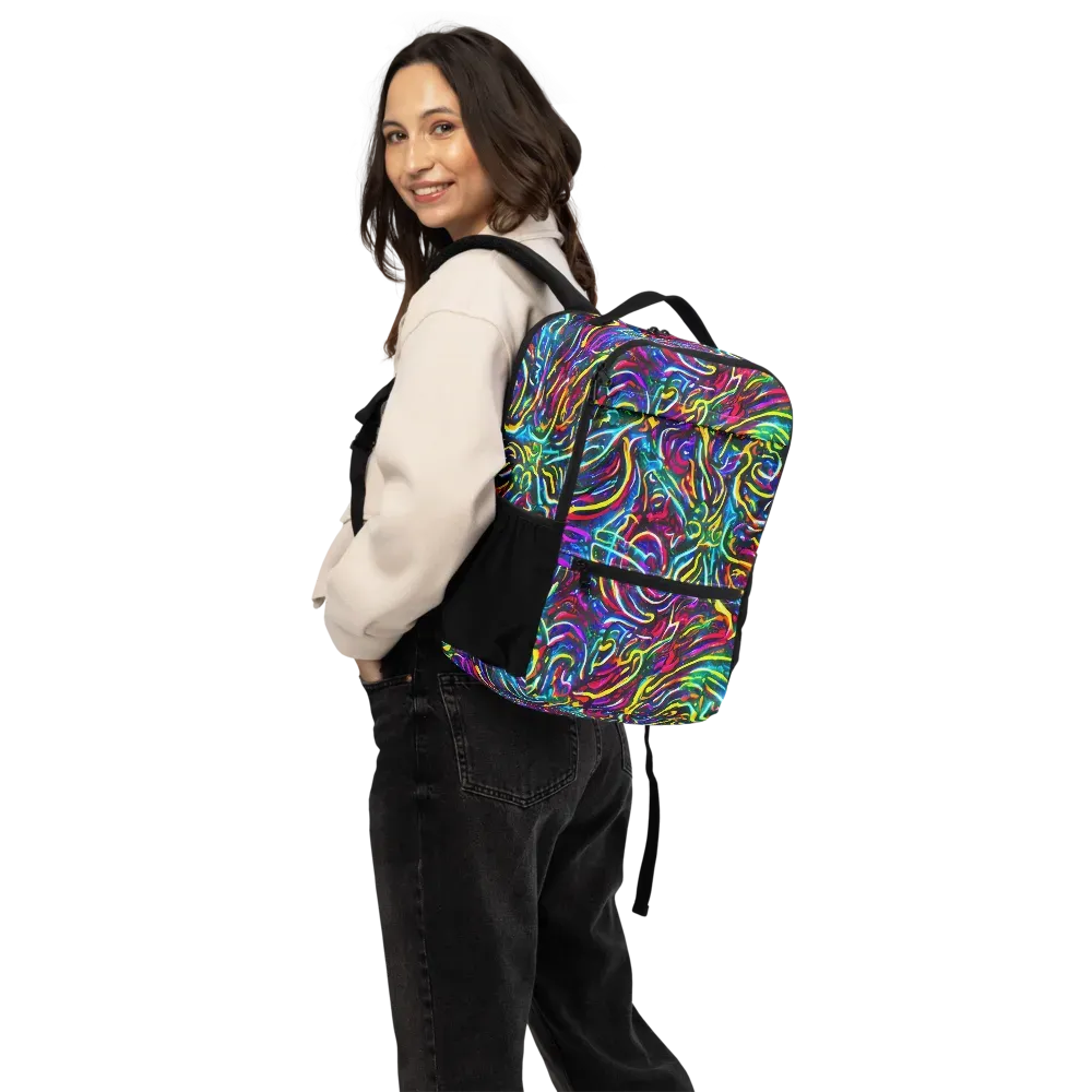 Prismatic Torrent on Utility Backpack — Back