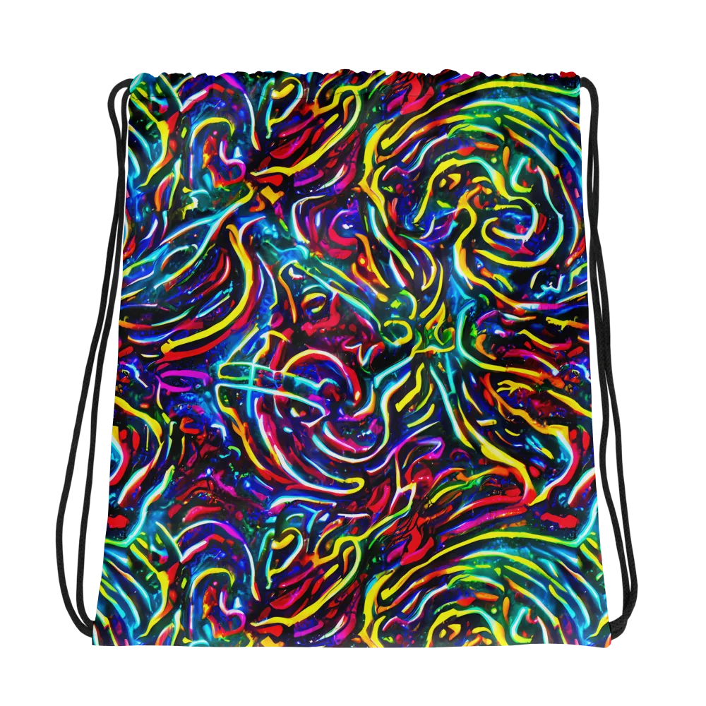Prismatic Torrent on Drawstring Bag — Photo