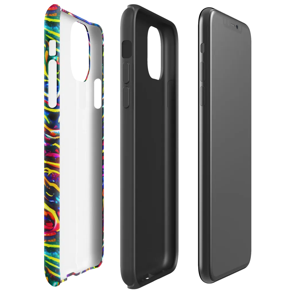 Prismatic Torrent on Tough Case for iPhone® — Right
