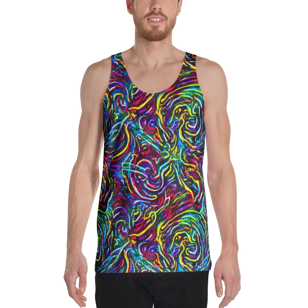 Prismatic Torrent on Men's Tank Top — Front