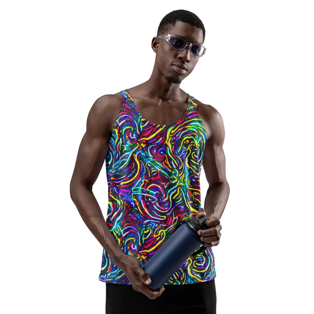 Prismatic Torrent on Men's Tank Top — Front