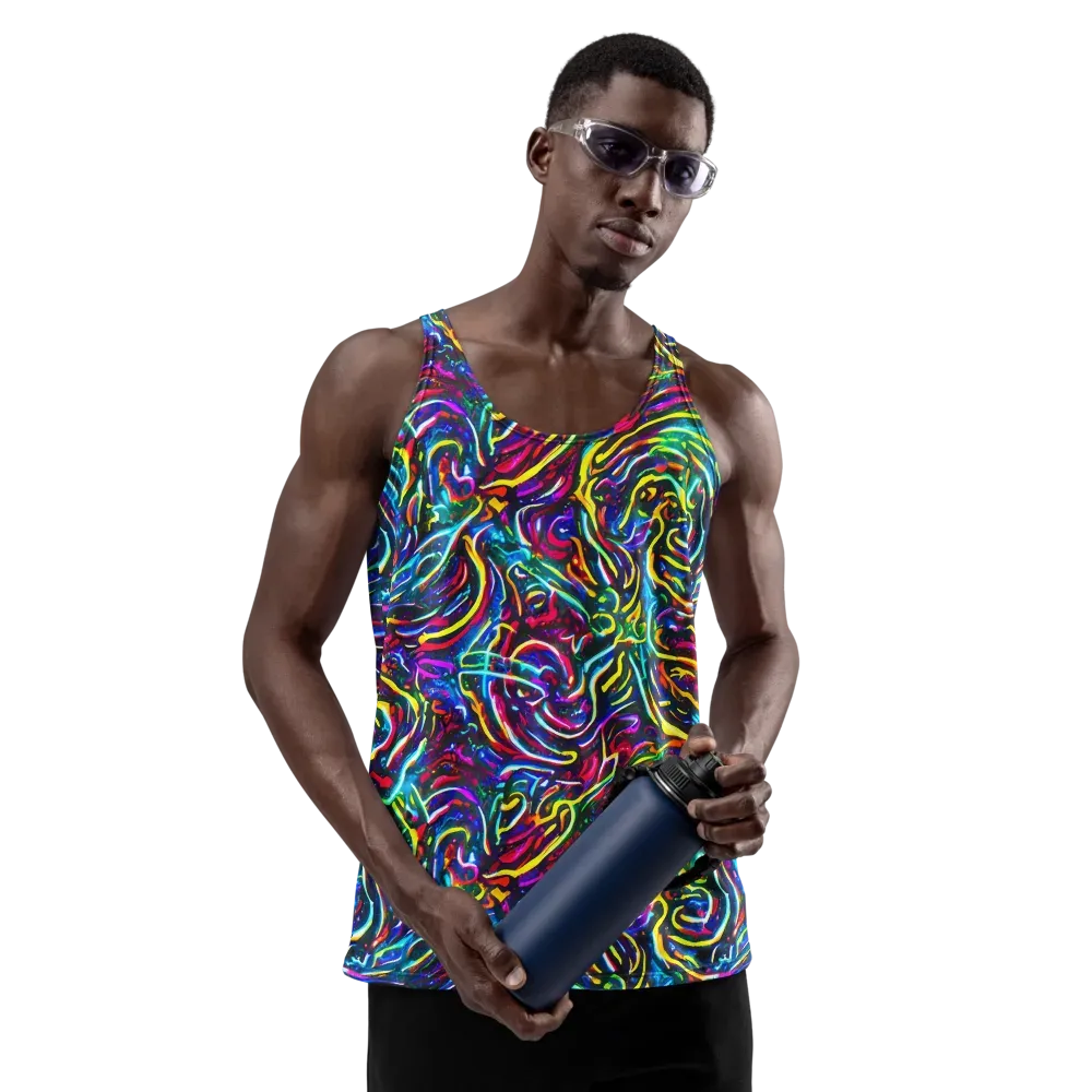 Prismatic Torrent on Men's Tank Top — Front