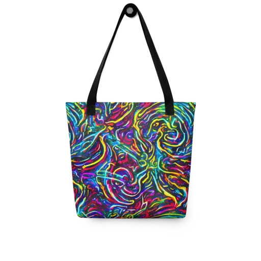 Prismatic Torrent on a Tote Bag