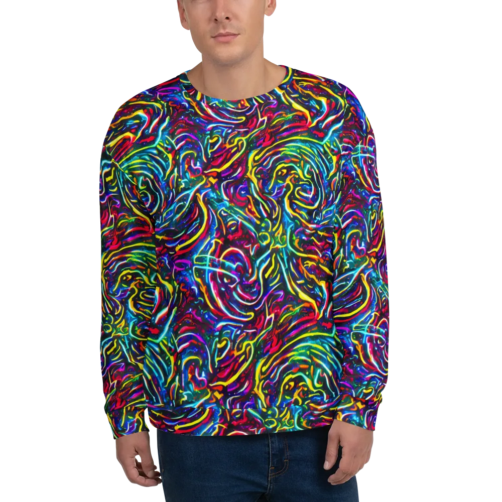 Prismatic Torrent on Sweatshirt — Front