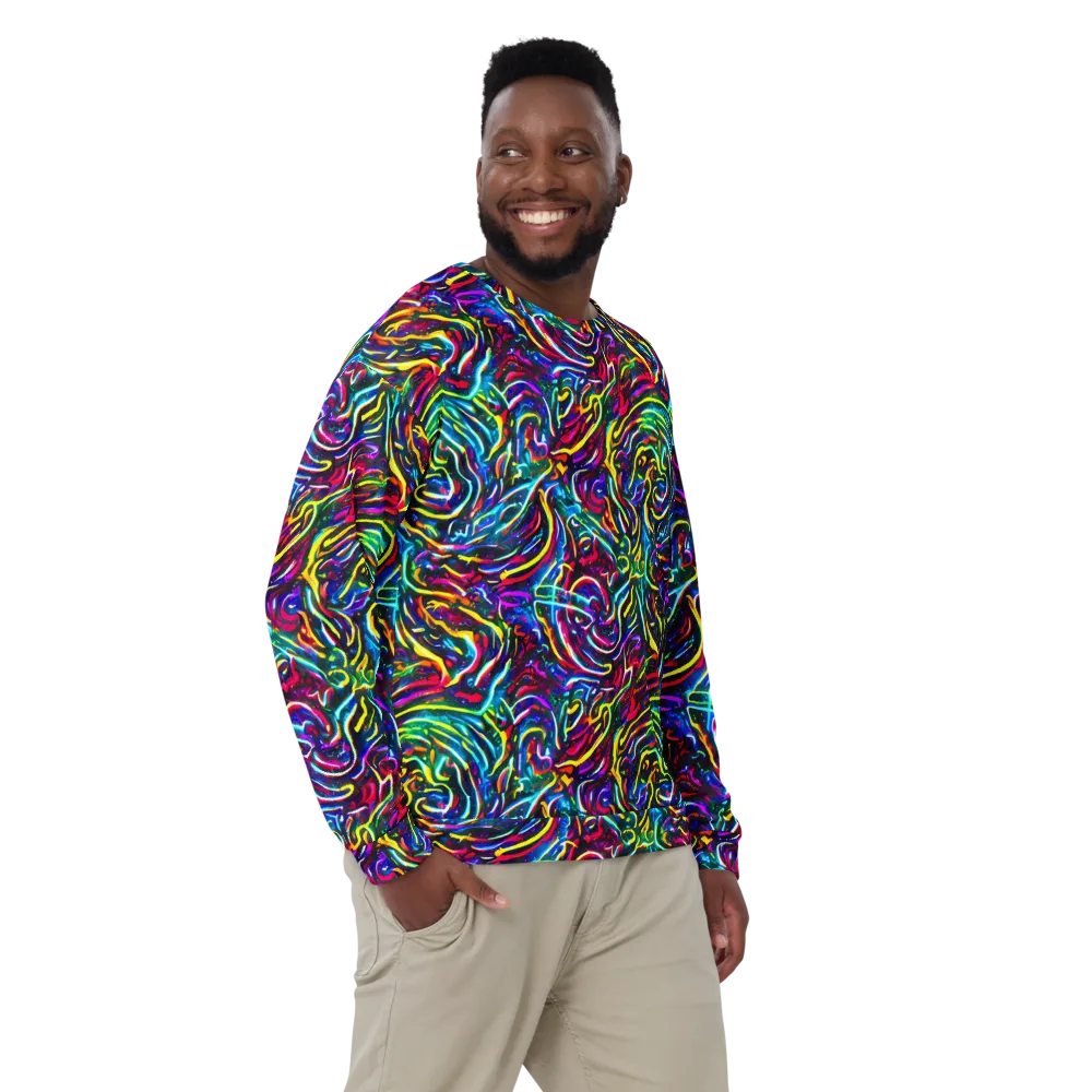 Prismatic Torrent on Sweatshirt — Front